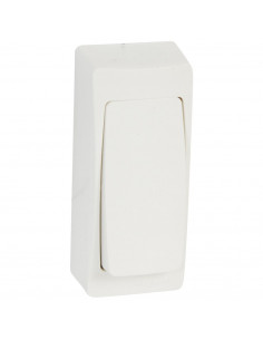 Poussoir version étroite Les Apparents Complet Blanc LEGRAND ALB2316WH