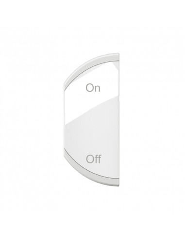 Enjoliveur Céliane MyHome marquage ON OFF 1 module gauche Blanc LEGRAND CB0502