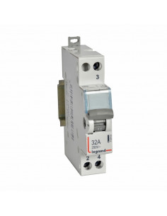 Interrupteur-inverseur modulaire va-et-vient à point milieu 250V~ 1 module LEGRAND 412902