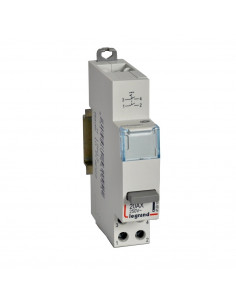 Inter poussoir modulaire simple fonction contact 2NO 1 module LEGRAND 412910