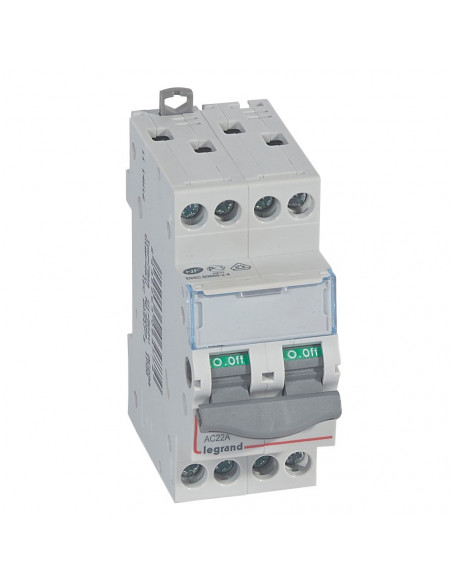 Interrupteur-sectionneur DX³-IS 4 Pôles 400V 20A 2 modules LEGRAND 406477