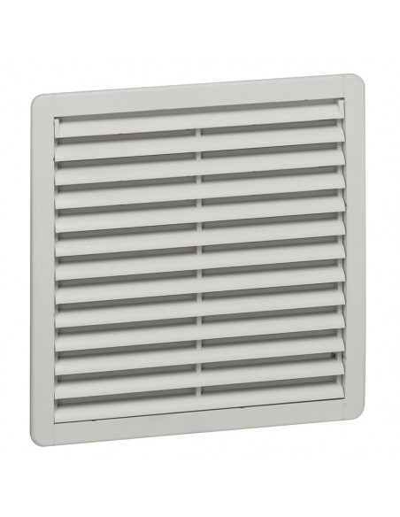 Ouïe d'aération plastique avec filtre G3 IP54 RAL7035 250x250mm LEGRAND 034835