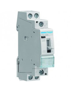 Contacteur Jour-Nuit Heure creuse 25A 2F 230V 1 module HAGER ETC225
