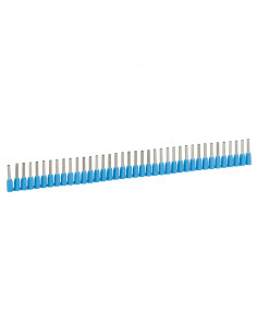 100 Embouts de câblage à collerette isolante Starfix double unitaire pour conducteurs section 2x0,75mm² bleu LEGRAND 037687 2