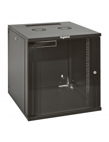 Coffret fixe 19 pouces livré à plat Linkeo capacité 12U 625x600x600mm LEGRAND 646262