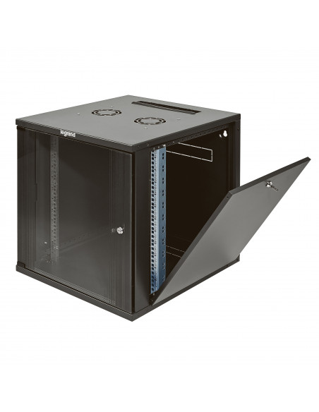 Coffret fixe 19 pouces livré à plat Linkeo capacité 12U 625x600x600mm LEGRAND 646262