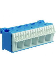 Bornier neutre sans vis 17x4mm2 + 5x25mm2 HAGER KN22N