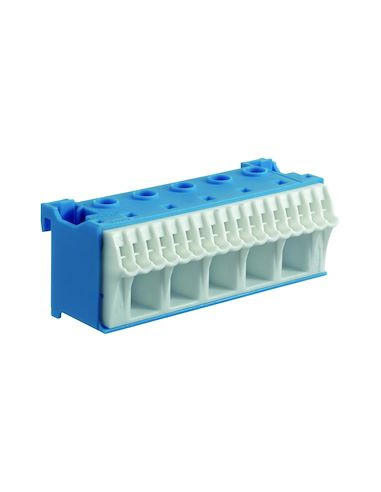 Bornier neutre sans vis 17x4mm2 + 5x25mm2 HAGER KN22N