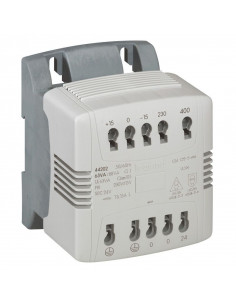 Transformateur commande et séparation circuits connex.auto primaire 400V secondaire 230V~ 160VA LEGRAND 044254