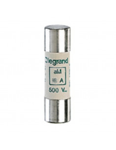 Cartouche industrielle cylindrique type aM 14x51mm avec percuteur 16A LEGRAND 014116