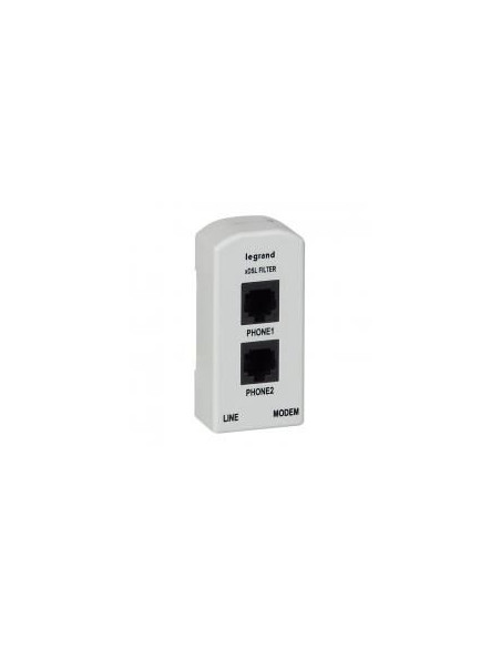 Répartiteur modulaire téléphonique ADSL 3 sorties 2 modules LEGRAND 413112