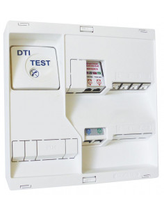 TABLEAU DE COMMUNICATION NEO Gr2TV 4RJ45 DTI+FILTRE TV2S MICHAUD LB217