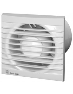 Aérateur petites dimensions, 95m3/h, installation sur vitre, entretoises, D100mm S&P (UNELVENT) 450163 2