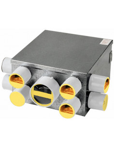Caisson VMC auto spécial grande maison 8 piquages sanitaires 1 piquage cuisine S&P (UNELVENT) 603008