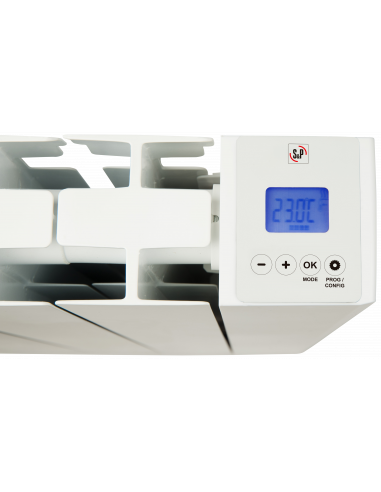 Radiateur à intertie aluminium injecté thermostat électronique sol ou mur S&P 670021