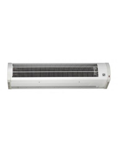 Rideau d'air chaud fixation murale ou suspendue long 1080mm 3 vitesses 6,1kW S&P 678642