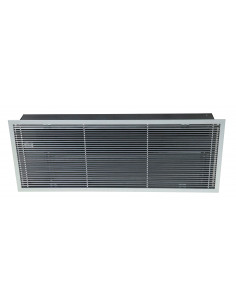 Rideau d'air chaud/air ambiant, encastré 4,5 et 9 kW, longueur de grille 1755 mm S&P (UNELVENT) 680123