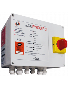 Coffret relayage désenfumage seul 1v TRI 400V 6A DEP 1000 Pa inter prox S&P 710583