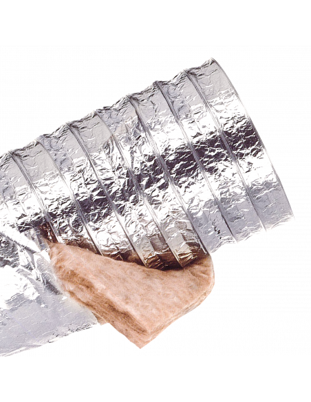 Gaine Souple Isolée 50mm pour application Gainable Habitat Ecosoft D.250mm L.10m S&P (UNELVENT) 810815