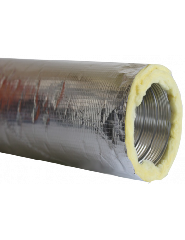 Gaine semi-rigide aluminium isolée, classement M0, D 200 mm, longueur 2 m S&P (UNELVENT) 823257