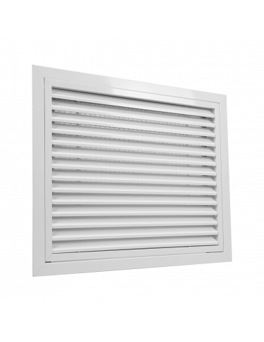 Grille de reprise intérieur avec filtre alu blanc 500 x 500 mm S&P (UNELVENT) 850953