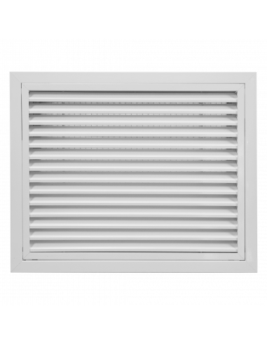 Grille de reprise intérieur + filtre, alu blanc, D 600 x 500 mm S&P (UNELVENT) 850954