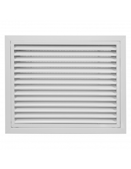 Grille de reprise intérieur + filtre, alu blanc, D 600 x 500 mm S&P (UNELVENT) 850954