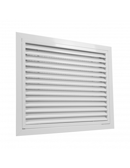 Grille de reprise intérieur + filtre, alu blanc, D 600 x 500 mm S&P (UNELVENT) 850954