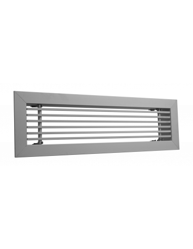 Grille linéaire de soufflage/reprise, aluminium, 285 à 820 m3/h, D 400 x 200 mm S&P (UNELVENT) 850956