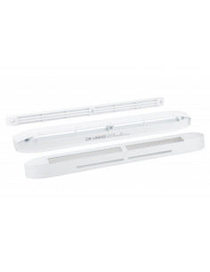 Entrée d'air hygroréglable acoustique avec rallonge 6/45 m3/h BLANC S&P (UNELVENT) 853283