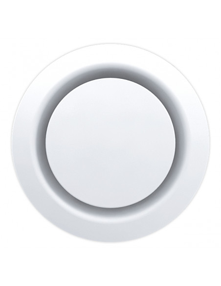 Bouche plastique réglable de 10 à 75 m3/h manchette pour dalle D80 mm S&P (UNELVENT) 853516