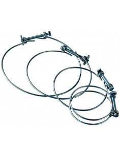 Colliers fil sachet de 2 unités D 125 mm S&P (UNELVENT) 860103