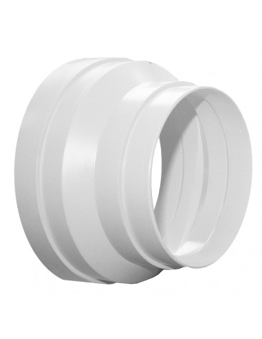 Réduction conique en plastique, raccordement D 100/80 mm S&P (UNELVENT) 860407