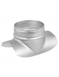 Piquage express à 90° en acier galvanisé, D support 160 mm, D raccord 80 mm S&P (UNELVENT) 865317