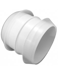 Manchon raccord mâle en plastique, D 80 mm S&P (UNELVENT) 867682