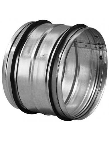 Manchon raccord mâle en acier galvanisé, raccord à joint D 125 mm S&P (UNELVENT) 867855