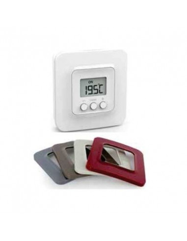 THERMOSTAT D'AMBIANCE FILAIRE PILES RADIO X3D TYBOX 5000 DELTA DORE 6050636