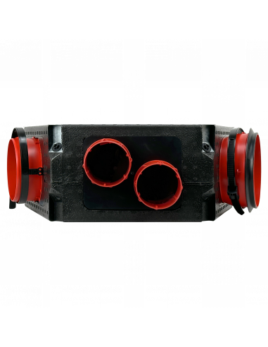 Plénum iso ext br 6 piquages D80mm, 1 piquage D125mm, 1 raccord D125 et D150/160mm S&P (UNELVENT) 890030