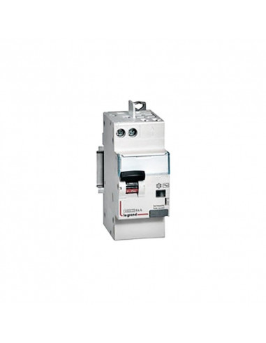 DISJONCTEUR DIFF DX³ 6000 -AUTO/VIS-U+N 230V~-16A -TYPEHPI- 30MA-10KA-COURBE C 2M LEGRAND 410871