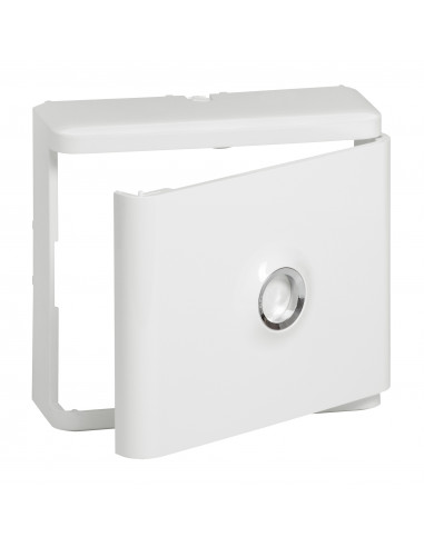 Porte pour platine disjoncteur Enedis blanche LEGRAND 093034