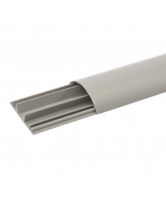Passage de plancher PVC 3 compartiments 75x18mm Gris LEGRAND 030093 2