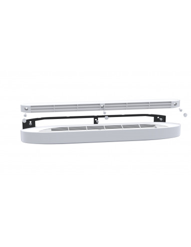 Entrée d'air auto acoustique EAA 22 m3/h 39 dB Noir + grille ATLANTIC 428772