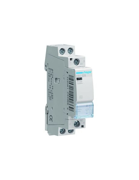 Contacteur 25A 2F 230V HAGER ESC225