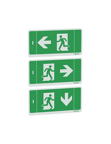 3 étiquettes Exiway Light...