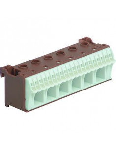 Bornier phase sans vis 20x4mm2 + 6x25mm2 HAGER KN26P
