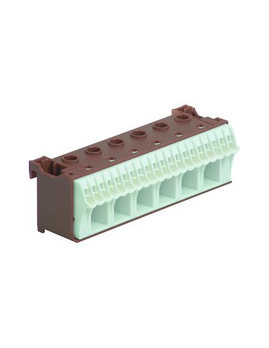 Bornier phase sans vis 20x4mm2 + 6x25mm2 HAGER KN26P