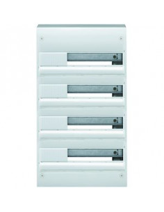 Coffret de distribution Gamma+ 18 4 rangées 72 Modules HAGER GD418A