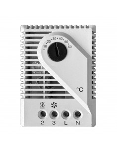 Thermostat de 5°C à 60°C avec contact à ouverture ou fermeture pour coffret ou armoire fixation sur rail LEGRAND 034847