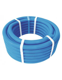 Tube P.E.R pré-gainé bleu PEX B diam 16 100M 1113-16-100S