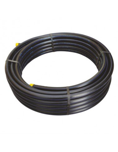 Tube polyéthylène NF bandes bleues diam 25 Couronne 50m 170-50-25